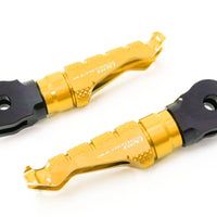 Ducati Multistrada 620 engraved front rider Gold Foot Pegs