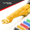 Honda VFR800F logo engraved front rider Gold Foot Pegs