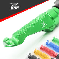 Kawasaki Z800 13-17 logo engraved front foot pegs