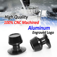 Fit Yamaha YZF R3 15-20 Logo Engraved S-Fight 6mm Swingarm Spools - MC Motoparts