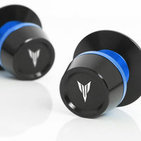 Fit Yamaha MT-10 MT-03 Logo Engraved S-Fight 6mm Swingarm Spools - MC Motoparts