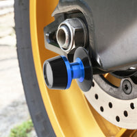 Fit Kawasaki Z650 17-19 Logo Engraved S-Fight 8mm Swingarm Spools - MC Motoparts