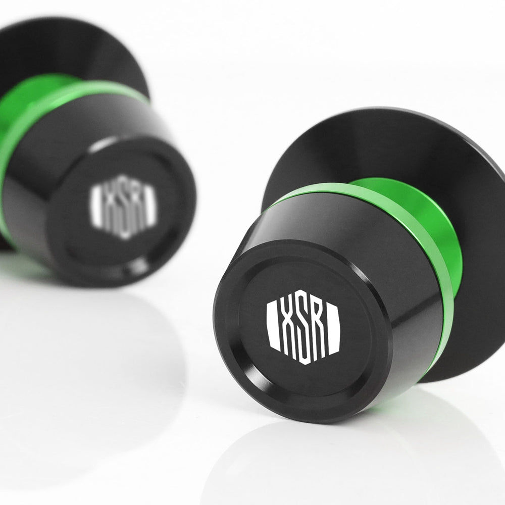 Fit Yamaha XSR900 16-20 Logo Engraved S-Fight 6mm Swingarm Spools - MC Motoparts