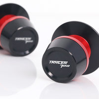 Fit Yamaha Tracer 700 16-17 Logo Engraved S-Fight 6mm Swingarm Spools - MC Motoparts