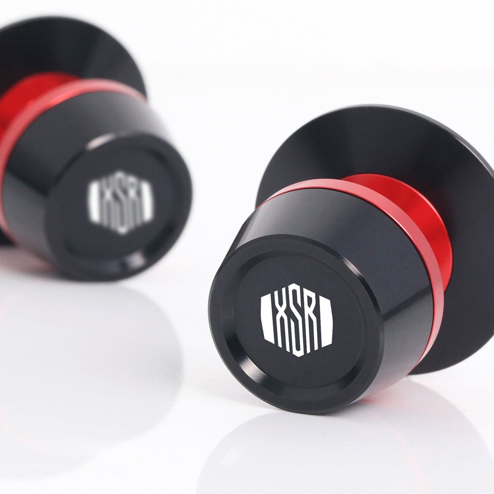 Fit Yamaha XSR900 16-20 Logo Engraved S-Fight 6mm Swingarm Spools - MC Motoparts