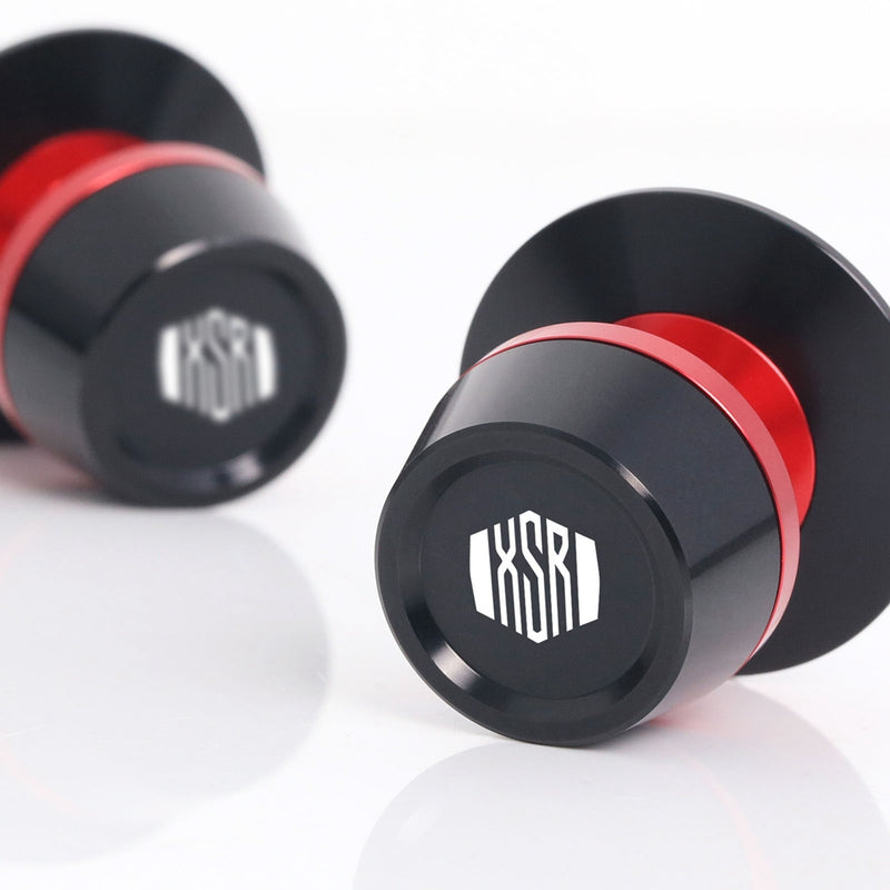 Fit Yamaha XSR900 16-20 Logo Engraved S-Fight 6mm Swingarm Spools - MC Motoparts