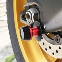 Fit Yamaha YZF R6 19-20 Logo Engraved S-Fight 6mm Swingarm Spools - MC Motoparts