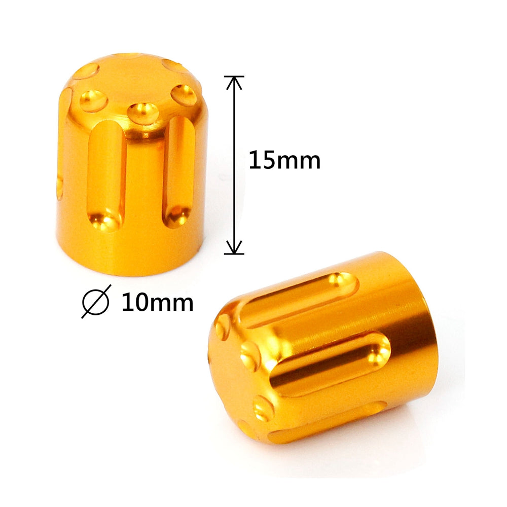 Fit Kawasaki Ninja 650 400 300 Engraved Logo Tire Valve Stem Caps - MC Motoparts