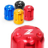 Fit Kawasaki Z1000 Z900 Z800 Z650 Engraved Logo Tire Valve Stem Caps - MC Motoparts