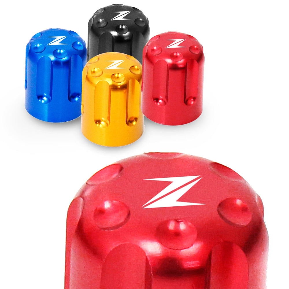 Fit Kawasaki Z1000 Z900 Z800 Z650 Engraved Logo Tire Valve Stem Caps - MC Motoparts