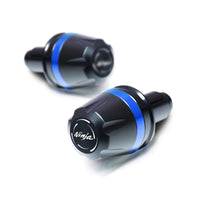 Fit Kawasaki ZX-6R ZX10R Ninja Engraved V-Ranger Bar Ends - MC Motoparts