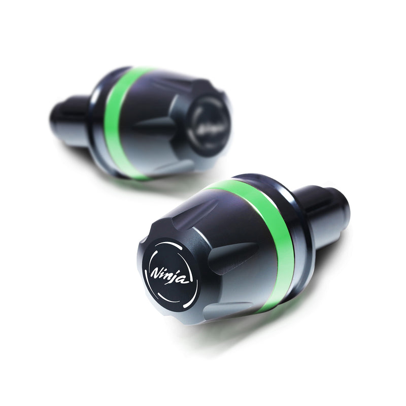 Fit Kawasaki ZX-6R ZX10R Ninja Engraved V-Ranger Bar Ends - MC Motoparts