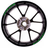 Fit Kawasaki ER-6F Logo Stripes Wheel Rim Edge Sticker - MC Motoparts