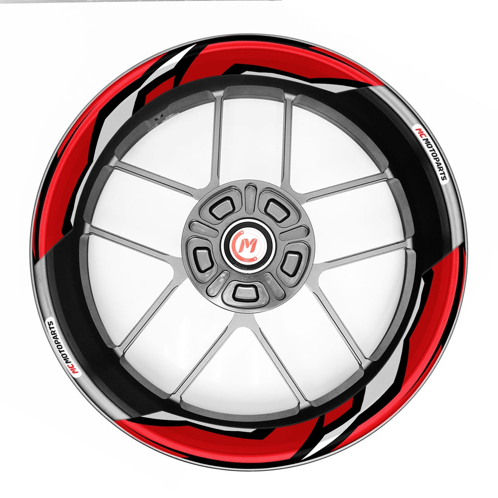 J06 Removable 2-Piece Rim Sticker For MV Agusta F4 Brutale