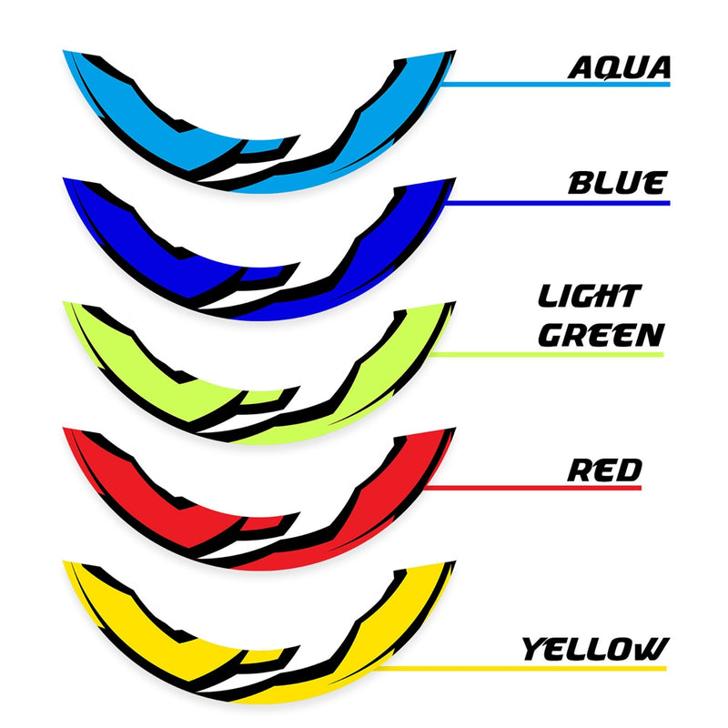 J06 Removable 2-Piece Rim Sticker For MV Agusta F4 Brutale