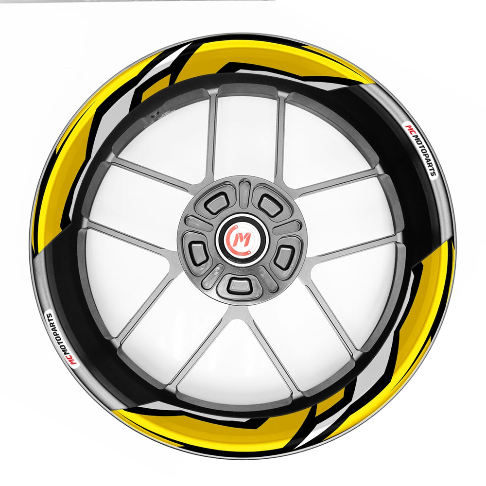 J06 Removable 2-Piece Rim Sticker For MV Agusta F4 Brutale