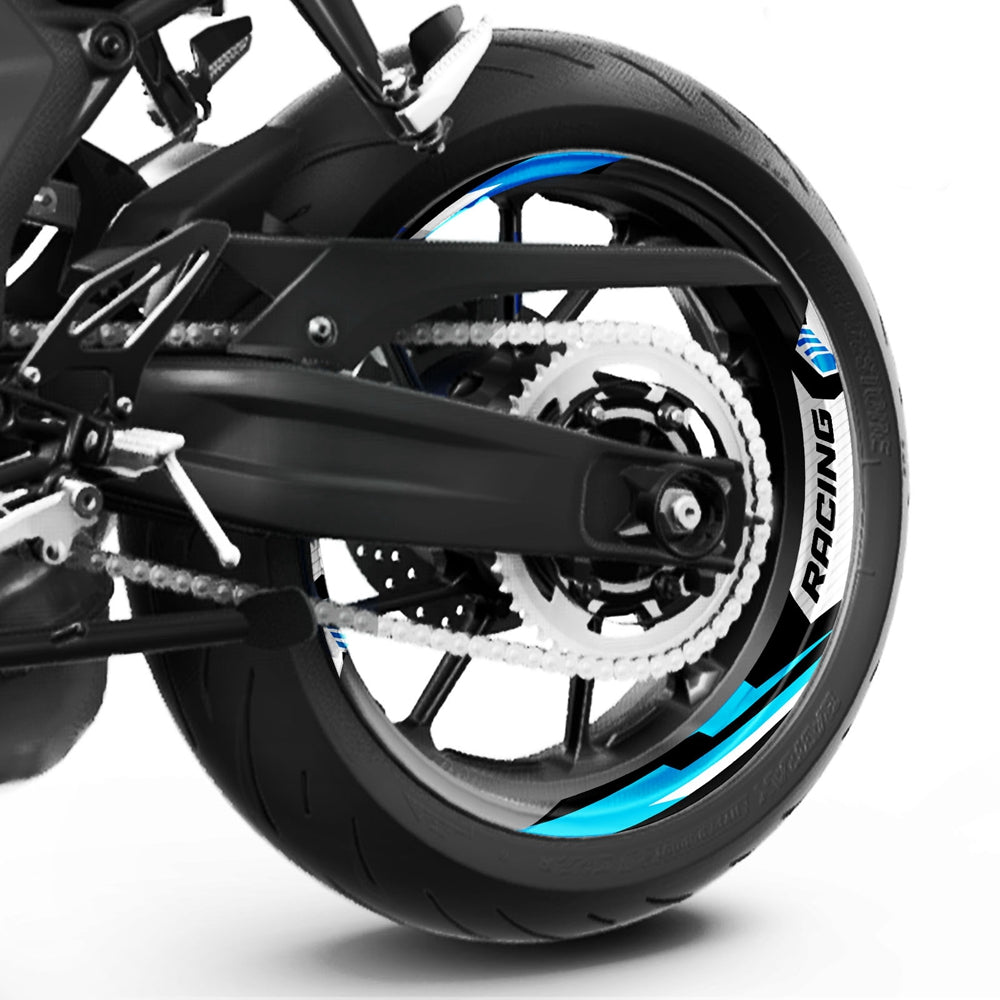 S13 17 inch Rim Front & Rear Removable 2-Piece Rim Sticker For Honda CBR1000RR-R Fireblade