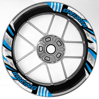 S14 17 inch Rim Front & Rear Removable 2-Piece Rim Sticker For Honda CB900F CB600F Hornet