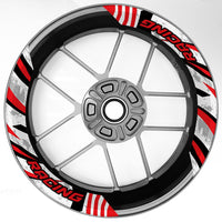 S14 17 inch Rim Front & Rear Removable 2-Piece Rim Sticker For Honda CB900F CB600F Hornet