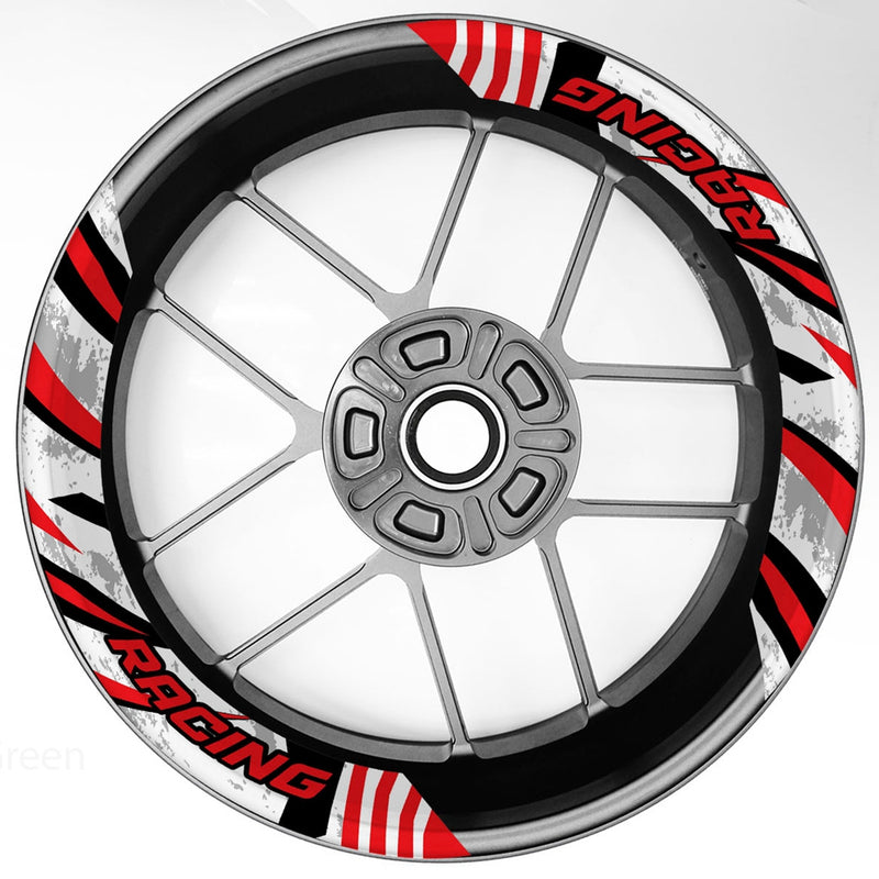 S14 17 inch Rim Front & Rear Removable 2-Piece Rim Sticker For Honda CB900F CB600F Hornet