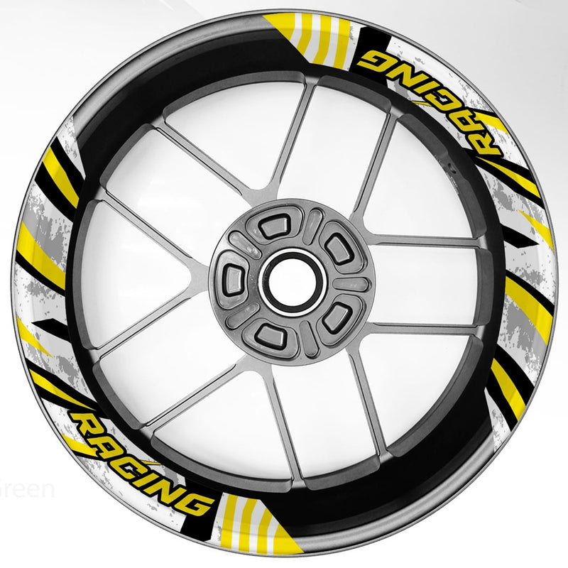 S14 17 inch Rim Front & Rear Removable 2-Piece Rim Sticker For Honda CB900F CB600F Hornet