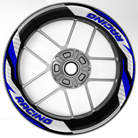 S15 17 inch Rim Front & Rear Removable 2-Piece Rim Sticker For Kawasaki ER6F ER6N Ninja 650