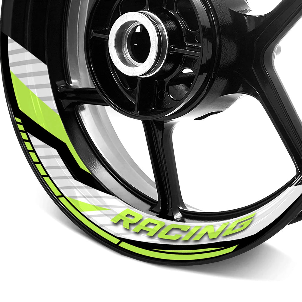 S15 17 inch Rim Front & Rear Removable 2-Piece Rim Sticker For Kawasaki ER6F ER6N Ninja 650