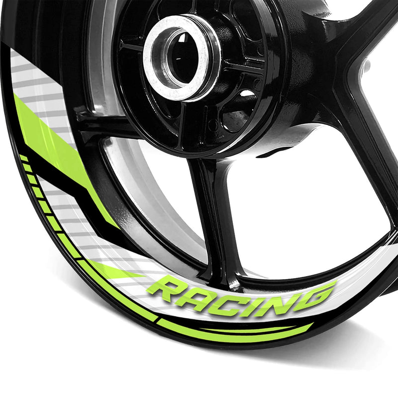 S15 17 inch Rim Front & Rear Removable 2-Piece Rim Sticker For Kawasaki ER6F ER6N Ninja 650