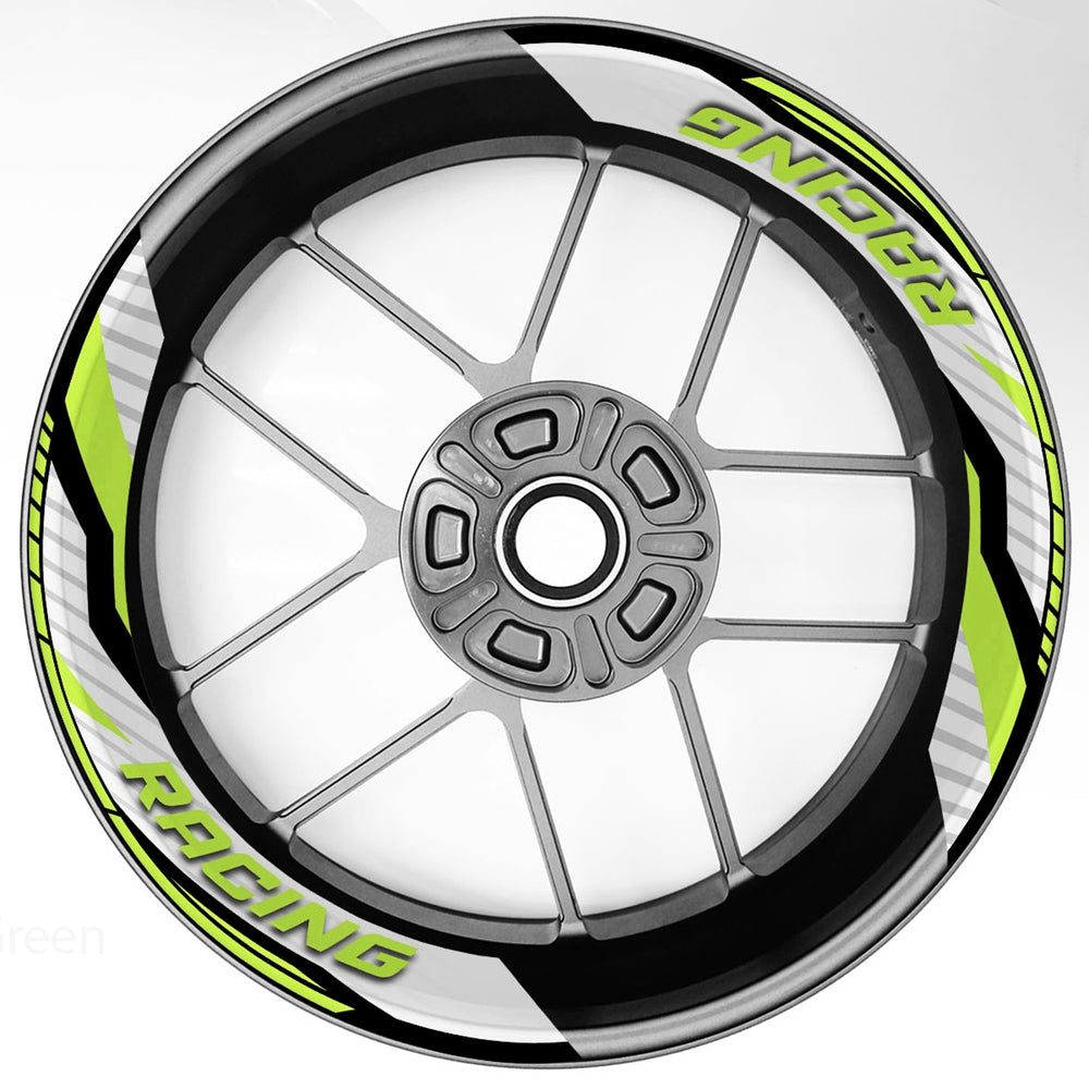 S15 17 inch Rim Front & Rear Removable 2-Piece Rim Sticker For Kawasaki ER6F ER6N Ninja 650