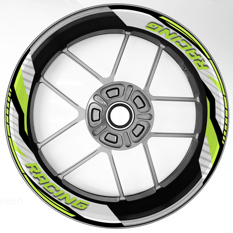 S15 17 inch Rim Front & Rear Removable 2-Piece Rim Sticker For Kawasaki ER6F ER6N Ninja 650