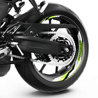 S15 17 inch Rim Front & Rear Removable 2-Piece Rim Sticker For Kawasaki ER6F ER6N Ninja 650