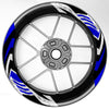 S16 17 inch Rim Front & Rear Removable 2-Piece Rim Sticker For Kawasaki Ninja 250 300 400 650