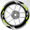 S16 17 inch Rim Front & Rear Removable 2-Piece Rim Sticker For Kawasaki Ninja 250 300 400 650