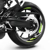 S16 17 inch Rim Front & Rear Removable 2-Piece Rim Sticker For Kawasaki Ninja 250 300 400 650