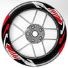S16 17 inch Rim Front & Rear Removable 2-Piece Rim Sticker For Kawasaki Ninja 250 300 400 650