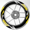 S16 17 inch Rim Front & Rear Removable 2-Piece Rim Sticker For Kawasaki Ninja 250 300 400 650