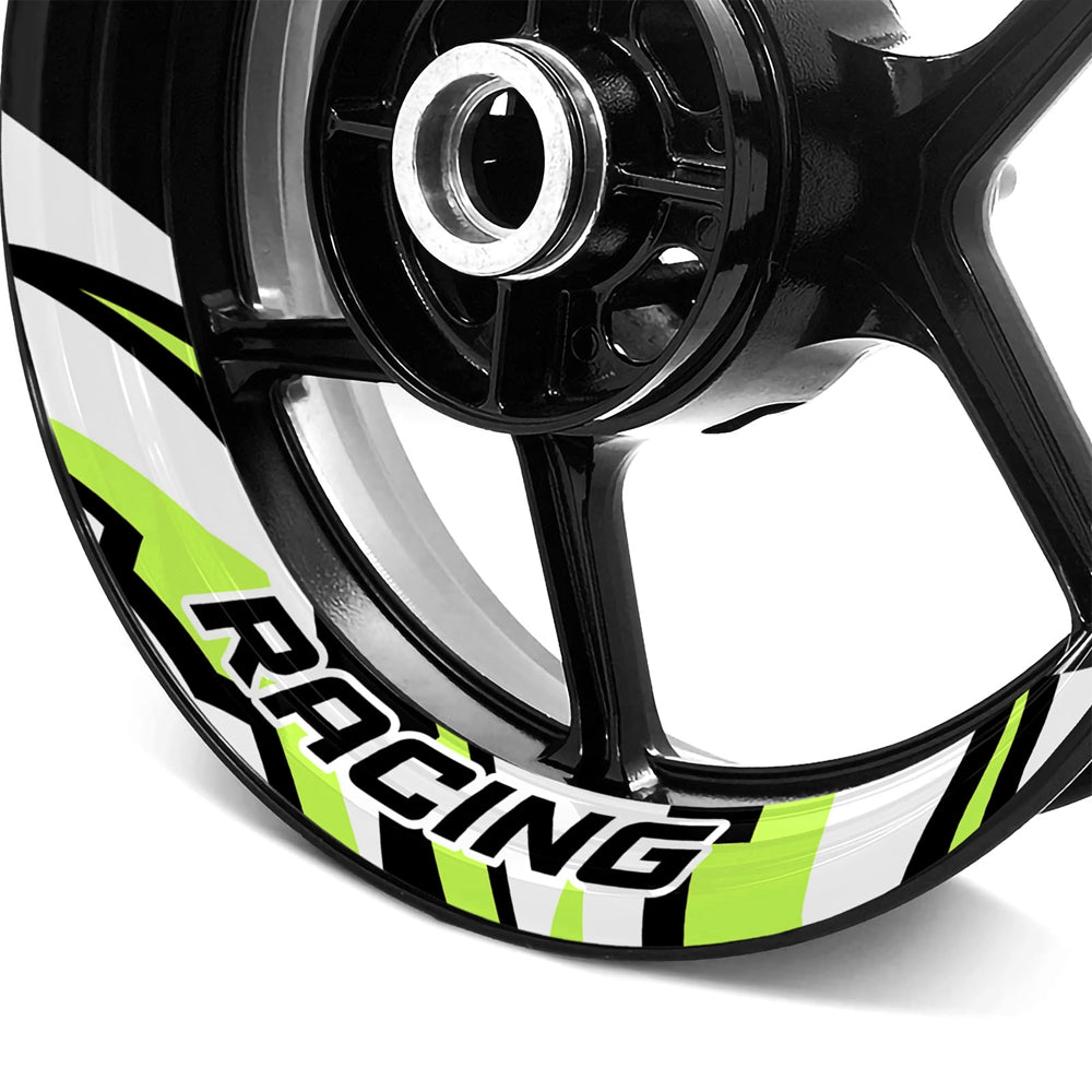 S17 17 inch Rim Front & Rear Removable 2-Piece Rim Sticker For Kawasaki Z650 Z750 Z900 Z1000