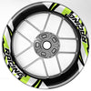 S17 17 inch Rim Front & Rear Removable 2-Piece Rim Sticker For Kawasaki Z650 Z750 Z900 Z1000