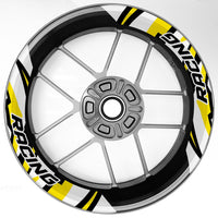 S17 17 inch Rim Front & Rear Removable 2-Piece Rim Sticker For Kawasaki Z650 Z750 Z900 Z1000