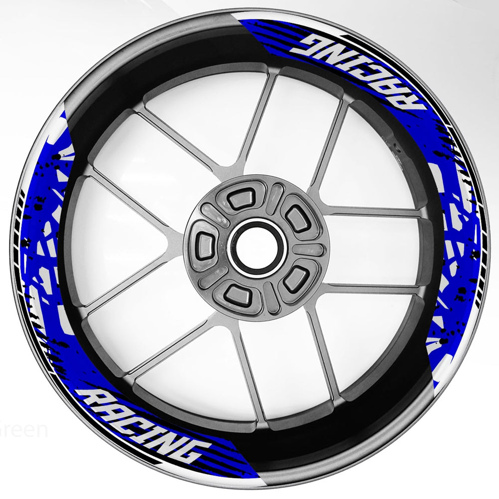 S18 17 inch Rim Front & Rear Removable 2-Piece Rim Sticker For Suzuki GSX1300R Hayabusa