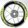 S18 17 inch Rim Front & Rear Removable 2-Piece Rim Sticker For Suzuki GSX1300R Hayabusa