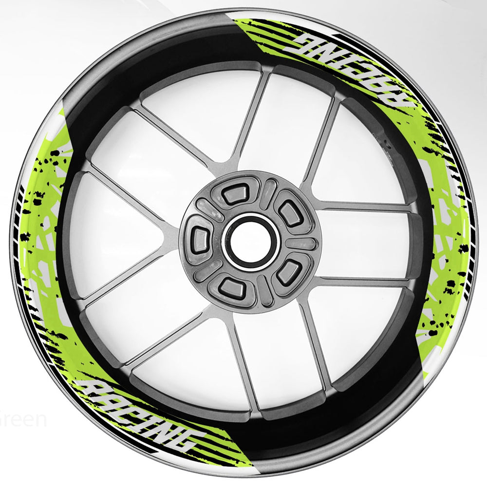 S18 17 inch Rim Front & Rear Removable 2-Piece Rim Sticker For Suzuki GSX1300R Hayabusa