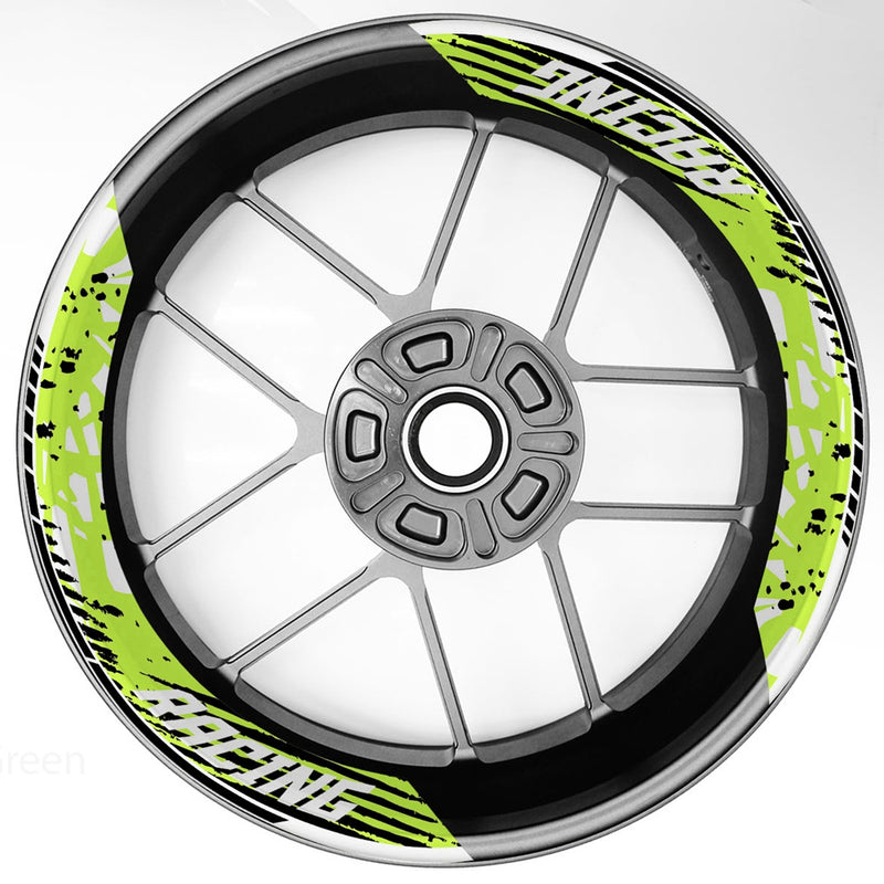 S18 17 inch Rim Front & Rear Removable 2-Piece Rim Sticker For Suzuki GSX1300R Hayabusa