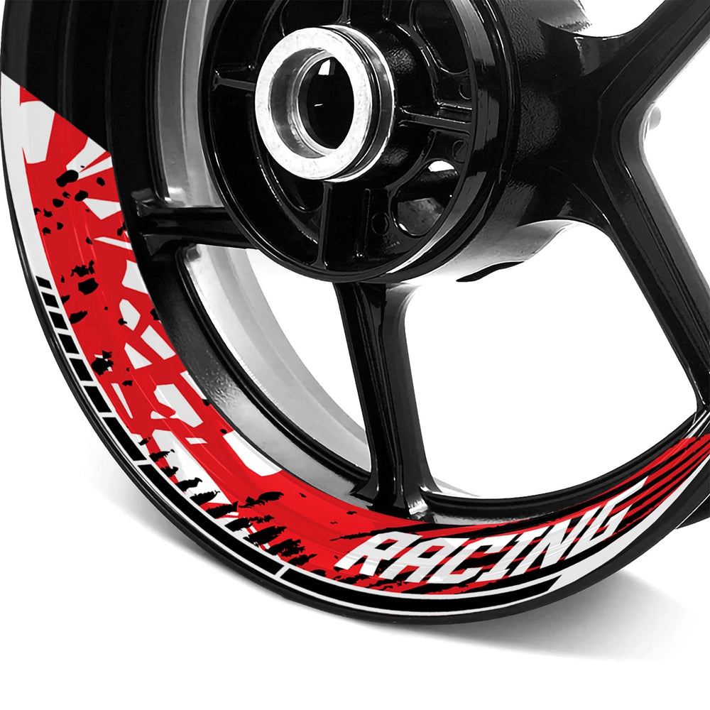 S18 17 inch Rim Front & Rear Removable 2-Piece Rim Sticker For Suzuki GSX1300R Hayabusa