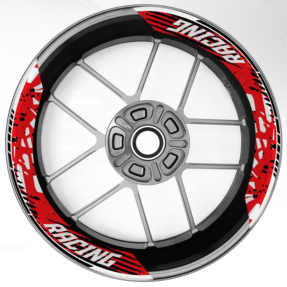 S18 17 inch Rim Front & Rear Removable 2-Piece Rim Sticker For Suzuki GSX1300R Hayabusa