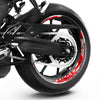 S18 17 inch Rim Front & Rear Removable 2-Piece Rim Sticker For Suzuki GSX1300R Hayabusa