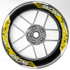 S18 17 inch Rim Front & Rear Removable 2-Piece Rim Sticker For Suzuki GSX1300R Hayabusa