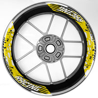 S18 17 inch Rim Front & Rear Removable 2-Piece Rim Sticker For Suzuki GSX1300R Hayabusa