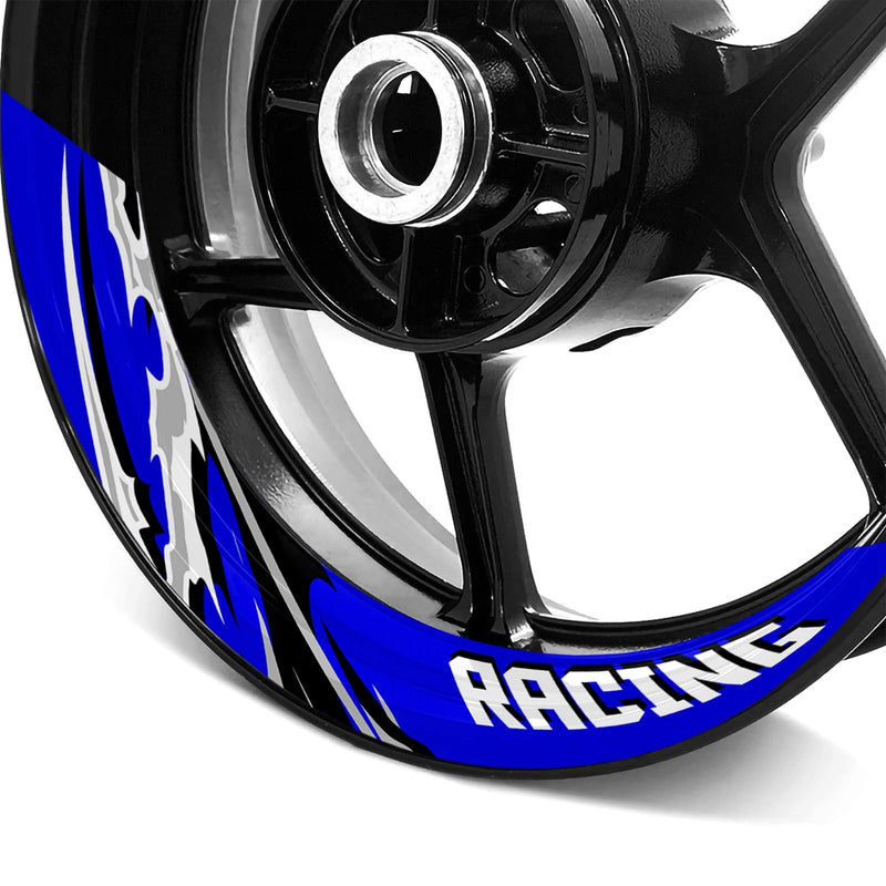 S19 17 inch Rim Front & Rear Removable 2-Piece Rim Sticker For Suzuki GSX-R 125 250 600 750