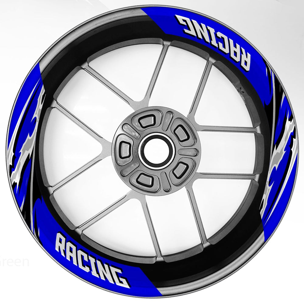 S19 17 inch Rim Front & Rear Removable 2-Piece Rim Sticker For Suzuki GSX-R 125 250 600 750